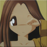 Manga_character_(SleepyGirl)_(canvas)_60x60_(2003)